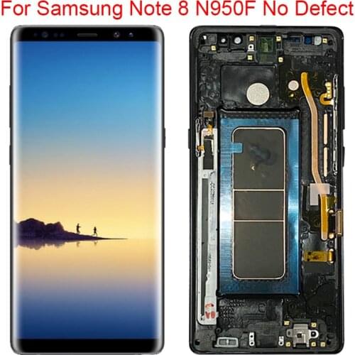 Original Note 8 LCD For Samsung Galaxy Note 8 Display With Frame 6.3" Super AMOLED For Samsung Note8 N950F N950U LCD Screen