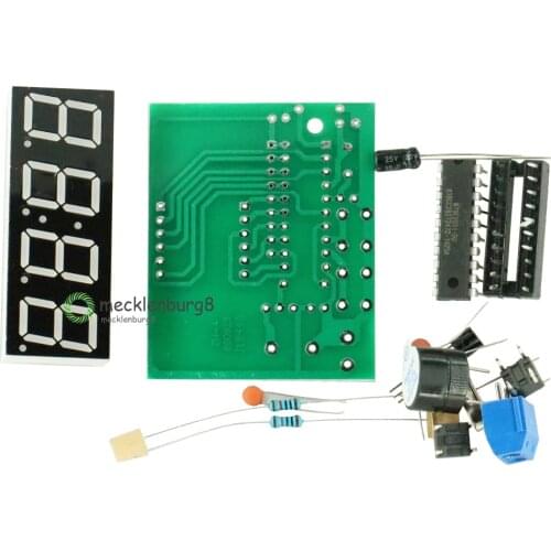 0.56 inch AT89C2051 digital LED display 4 bits electronic digital clock Production Suite DIY Kit 4 digits