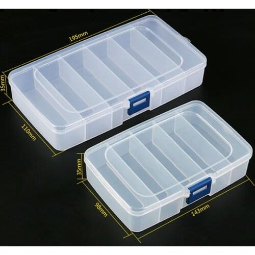 1Pcs Plastic Tool Screws IC Jewelry Beads Fishing Storage Box Craft Organizer Small Part Container Case