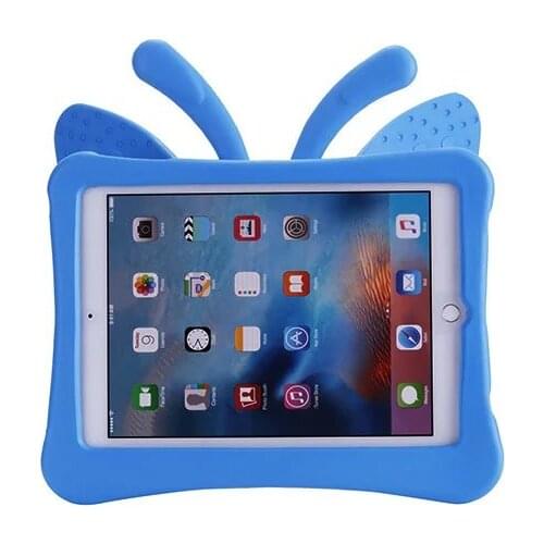 3D Cartoon Butterfly Kids Safe EVA Tablet Shell for Ipad 2017 9.7 Case Shockproof Stand Cover for IPad 5 6 Air 1 2 9.7 Funda+pen