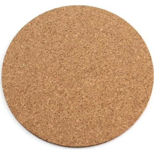 5PCS Natural Round Wooden Slip Slice Cup Mat Coaster Tea Coffee Mug Drinks Holder for DIY Tableware Decor Household Office Mat