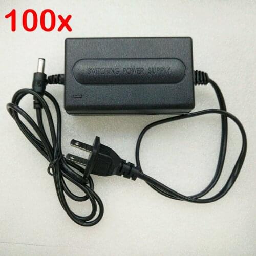 FREE DHL/FEDEX 100pcs/lot DC12V 2A Power Adapter Input AC100V~240V Power supply,EU/UK/US/AU for CCTV/LED Light