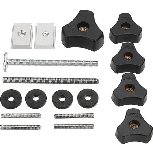 Drillpro Woodworking Tool Accessary Quick Action Hold Down Clamp Handle Nut for T-Slot T-Tracks