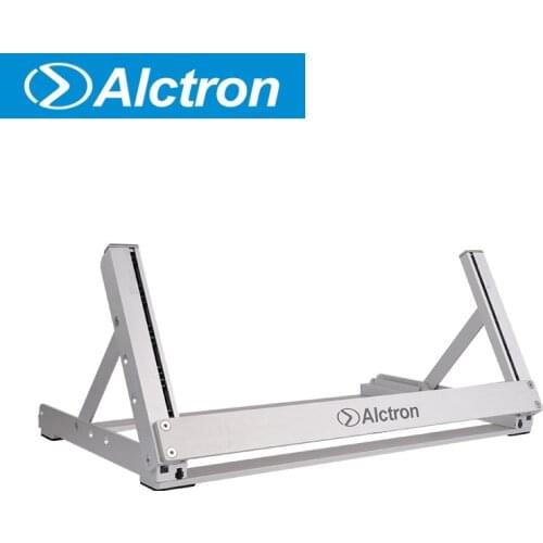 Alctron RS19-8U series desktop studio rack used in stage performance, angle adjustable, fodable design space saving