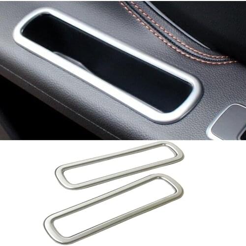 Car Styling Parts For Jaguar F-PACE 2016 2017 2018 Rear Tail Door Storage Box Container Trim Decoration Cover Inner Accessorie