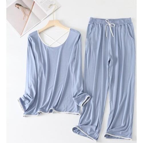 COLOR OF HEART Women's Long Pajamas