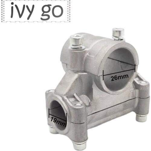 19mm Silver Handle Holder Anti-Rust Lawn Mower Trimmer Aluminium Alloy Fit For Brush Cutter Part Thick Bracket Space Saving