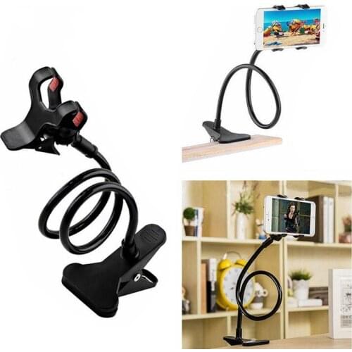 Long Arm Phone Stand Holder 360 Degree Flexible Lazy Phone Holder Phone Stand Table Clip Bracket Mount For iPhone 8 7 6S