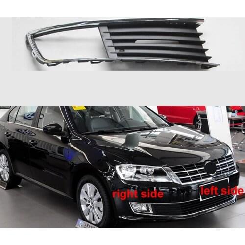 For Volkswagen VW Lavida 2013 2014 High Configuration Front Fog Lamp Frame Anti Fog Lamp Cover Front Bar Grille Decorative Cover