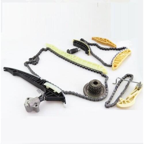 FHAWKEYEQ 13 Pcs 2.0T Engine Timing Chain Kit For VW Jetta EOS Tiguan Passat B6 GTI Bettle A3 A4 A5 A6 Q5 06H105209AT 06H109467N