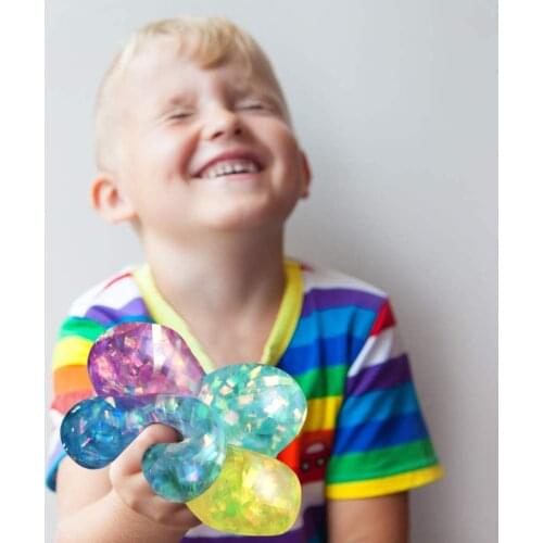 Colorful Fidget Toys Stress Relief Grape Balls Relieve Pressure Rainbow 100ML Kids Adult Classic Fidget Toy Anti-stress toys