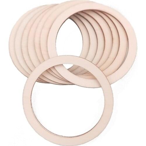 30pcs 3cm Unfinished Wood Slices Round Disc Circle Wood Pieces Wooden Cutouts Ornaments for Craft and Decoration