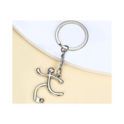 Metal Keychain Riding Bicycle Key Chain Car Keychain Bag Charm Gifts Novelty Bicycle Sports Souvenirs Keychains Lovers Jewelry