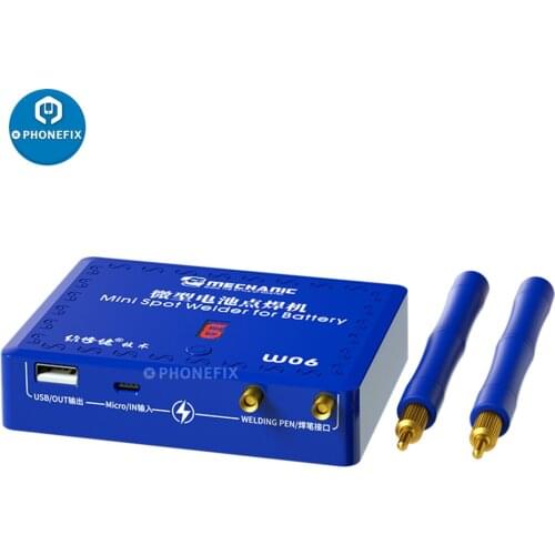 MECHANIC W06 Mini Battery Spot Welder For BMS Battery Board Flex Cable Welding Battery Management Board Spot Welding Machine