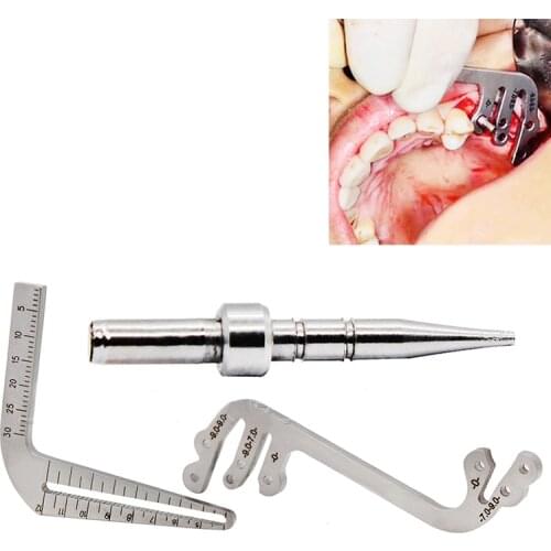 Dental Implant Guide Set Oral Planting Locator Surgical Guide Instrument Kit denti Positioning Drilling Positioning Ruler Angle