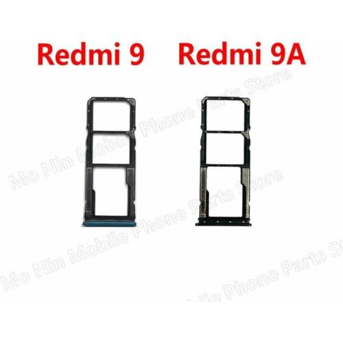 New Sim Card Slot Tray Holder Adapter Parts For Xiaomi Redmi 9 9A SIM Needle feeding