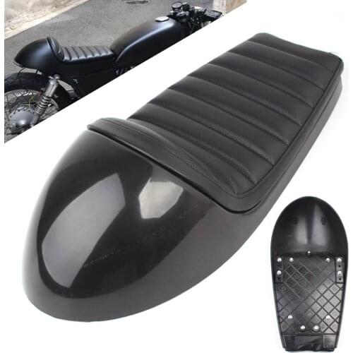 Motorcycle Retro Saddle Scrambler Cushion Vintage Seat Pan Base For Honda Kaeasaki Yamaha Ducati BMW Triumph