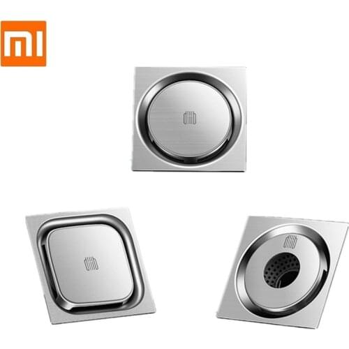 Xiaomi Diiib Deodorant Insect Proof Washing Machine Floor Drain Bathroom kitchen 304 Stainless Steel Large Filter Drain