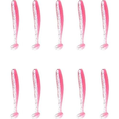 10pcs/Lot Soft Lures Silicone Bait 7cm 2g Goods For Fishing Fishing Wobblers Artificial Tackle Swimbait PVC Sea V1B0