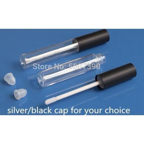 30/50/100pcs 10ml Round Empty Lip Gloss Tubes Bottles Lip Balm Bottle Brush Container Mini Refillable Bottle Lipgloss Tube