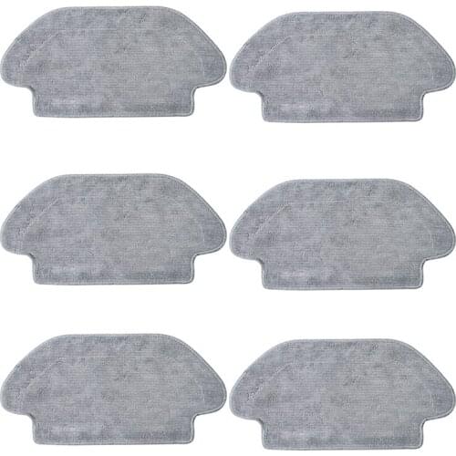 6 Pcs Robot Vacuum Cleaner Mop Cloth Cleaning Cloth Rag for Xiaomi Mijia STYJ02YM Robotic Vacuum Cleaner Parts Replacement