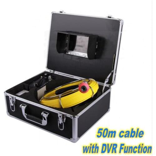 7 Inch LCD Monitor 50M Pipe Inspection Video Camera,Drain Sewer Pipeline Industrial Endoscope 1000TVL Snake Cam