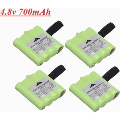 BATT6R 4.8V 700MAH NI-MH Rechargeable 2 Way Radio Battery for Midland BATT6R BATT-6R