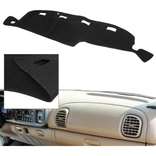Black Auto Dash Mat Dashboard Cover Dashmat For Dodge RAM 1500 2500 3500 1998 1999 2000 2001 Left Drive Only