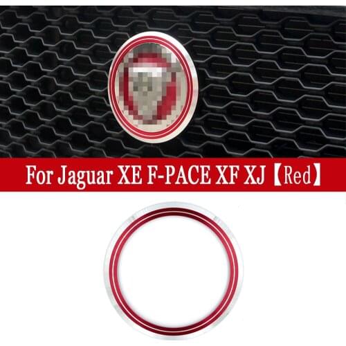 For Jaguar XE XF F-PACE X760 X761 X260 Car grill grille emblem decoration ring sticker car styling Head badge trim cover