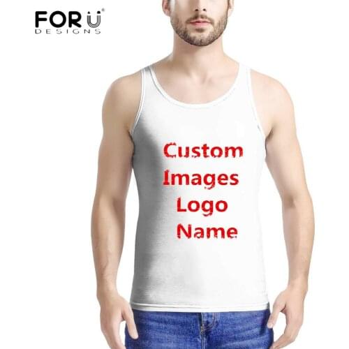 FORUDESIGNS Men's Bodybuilding Jerseys