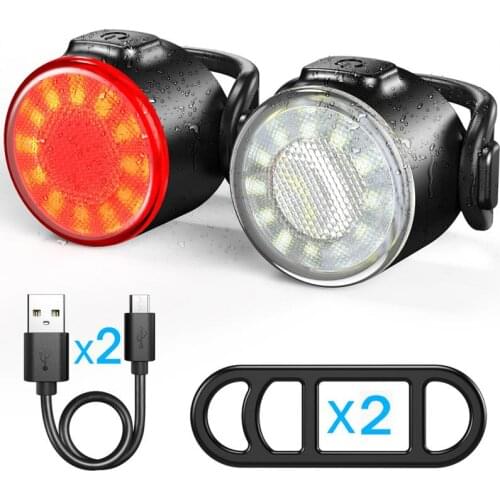 Bike Light Luz Bicicleta 6 Speed Cycling Light LED Taillight USB Rechargeable Safety Warning Light Rear Lamp Bike Accessories