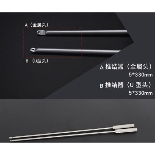 Thoracic laparoscopic simulation training surgical instrument Knot Pusher Knotter Ligater Rod