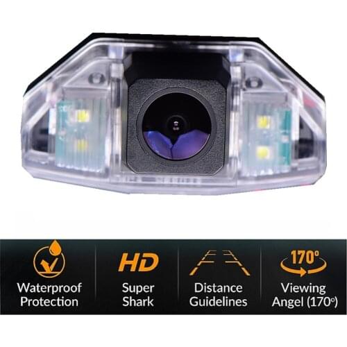 HD 720 Starlight Night Vision Vehicle Rear View Camera For Honda Fit sedan CRV Odyssey Crosstour