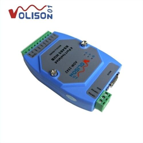 Four route isolation 485 hub 4 RS485 distributor 1 points 4 shared device repeater support RS232