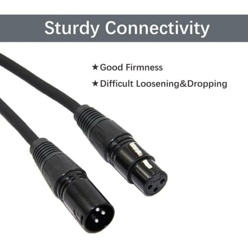 XLR Cable Microphone Cannon Plug XLR Cable Guitar Cable Extension Mikrofon Cable for audio Mixer Amplifiers