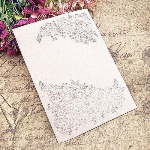 HOT plastic three flower template craft card making paper card album wedding decoration clip art relief clip Embossing folders