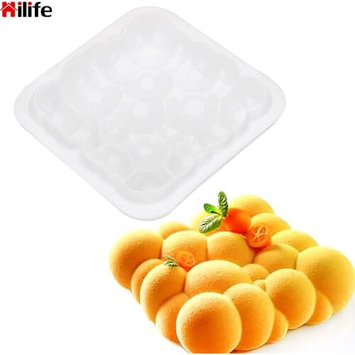 Handmade Mold DIY Silicone Cake Mold Cake Fondant Jelly Biscuit Mold Baking Tools Irregular Cloud Design Bakeware