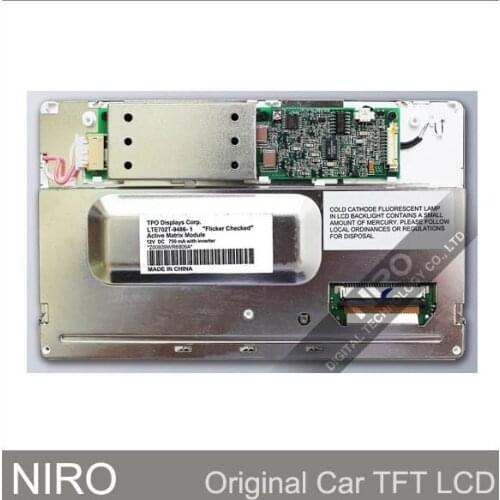 Niro DHL Shipping Brand New Original Car Navigation 7.0" LCD Screen Panel TPO LTE702T-9486-1 LCD Display Car Auto Parts