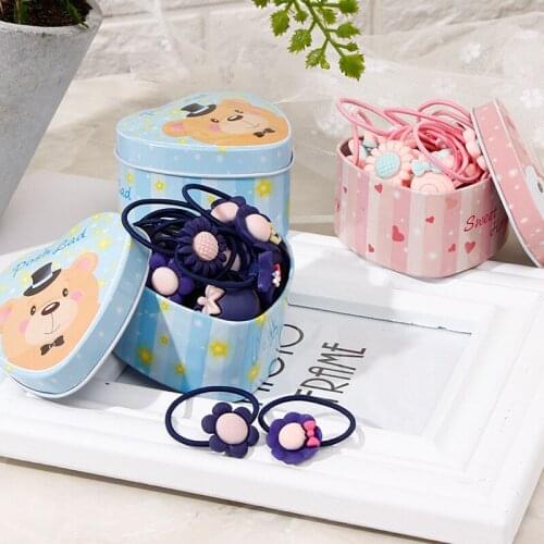 Gift Boxes Childrens Headband Headwear hair Korean version the cartoon headwear girl rubber band sweet cute Hair accessories