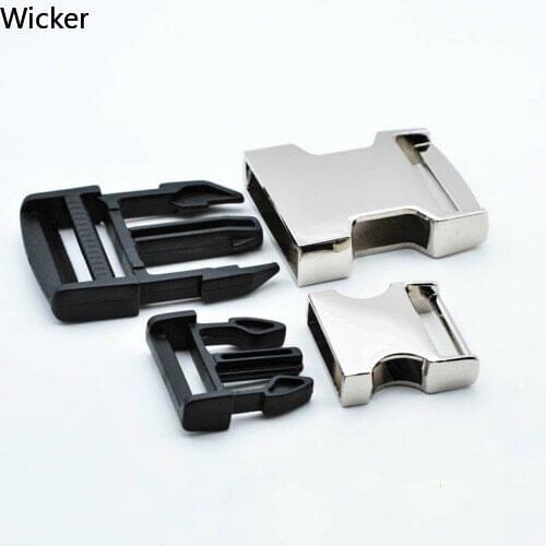 25/32/38/50 Mm Quick Side Release Buckle for Bags Garments Luggage Belt Backpack Sewing Hardware Rectangle Buckles for Men 2 Pcs