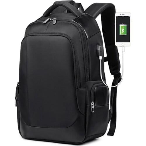 LuxuryUSB charging travel teenage backpack bag school bags Waterproof backpacks Multifunction Large Capacity Male Mochila Bags