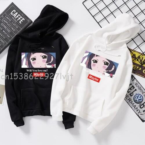 Bonjean Autumn Thick HipHop Hoodies Sweatshirt Women Printed Casual Hooded Pullover Female Thicken Coat Clothing Shirt