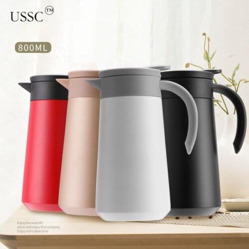 USSC Insulated Kettle Household Mini Outdoor Coffee Pot 304 Stainless Steel Insulated Cup Male And Female Insulated Kettle HZ012
