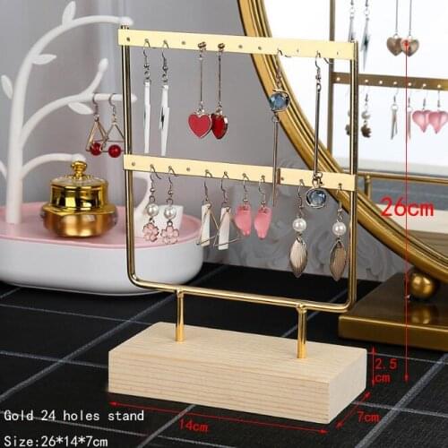 In StockStand for Earrings Pendants Bracelets Jewelry Display Stud Earrings Holder Jewellery Rack 3 Colors Fashion High Level