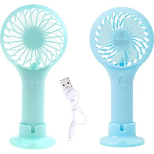 Y98B Mini Portable Air Cooler Handheld Fan USB Rechargeable Small Personal Cooling Tools for Home Office Outdoor Travel