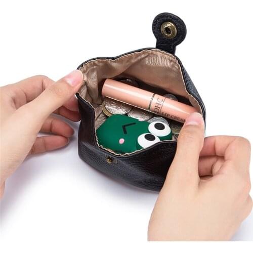 Japanese And Korean Coin Purse Wallet Soft Leather Mini Key Womens Coin Lipstick Storage Bag Change Bag Woman Wallet