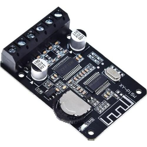 1 PCS 10W/15W/20W Stereo Bluetooth Power Amplifier Board 12V/24V High Power Digital Power Amplifier Module XY-P15W