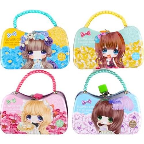 1PC Children Pig Money Saving Box Classic Lovely Girl Decarate Tin Case Coins Piggy Bank Random Color LG 002