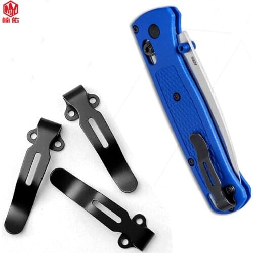 1PCS Folding Knife Back Clip Stainless Steel Rest Very Tool Custom Folding Knife Back Clip Fixing Clip EDC Tool Accessories