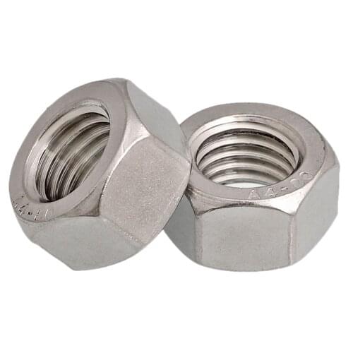 100pcs m3 Hex Nut DIN 934 M2 M2.5 M3 M4 M5 A2 304 Stainless Steel Hexagon Nuts din 934 High Quality Nylock NUTS Tool Parts